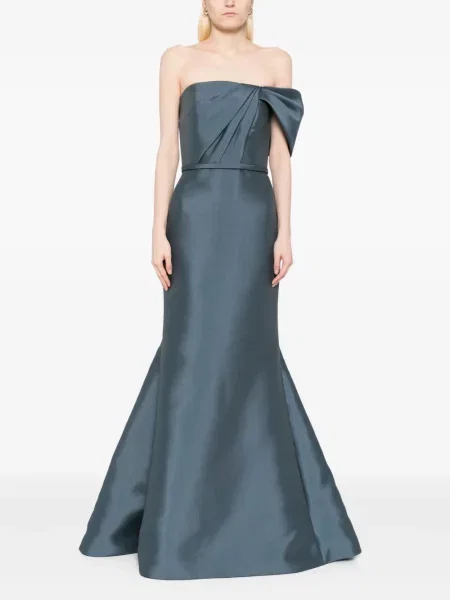 Rochie Amsale cu funde albastru