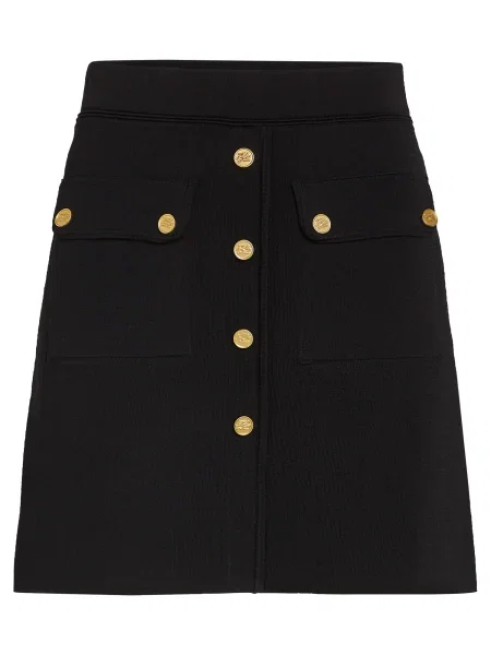 Karl Lagerfeld Fustă negru