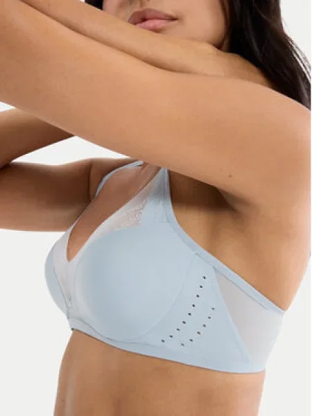 Triumph Besiūlė liemenėlė Breathe & Lift Smart Šviesiai mėlyna