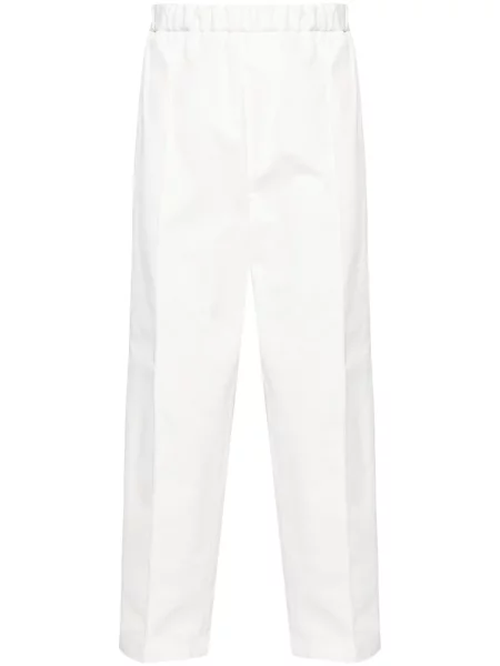 Pantaloni Jil Sander alb
