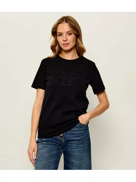 Elisabetta Franchi Tricou | Oversize fit negru