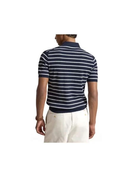 Koszulka polo z czystej bawełny o kroju regular fit Polo Ralph Lauren granatowa