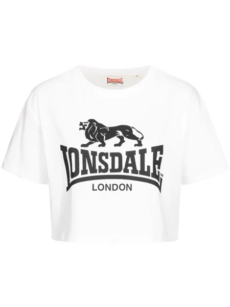 LONSDALE Tricou negru alb