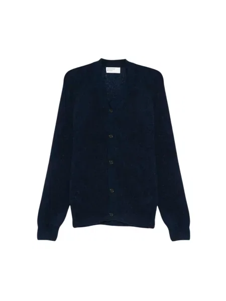 Kardigan Universal Works wełniany niebieski