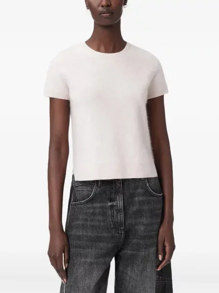 Tricou Allsaints scurt roz