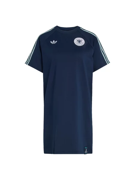 ADIDAS PERFORMANCE Sportovní šaty Deutschland námořnická modř / světlemodrá bílá