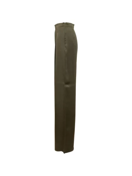 Pantaloni Max Mara de lână verde