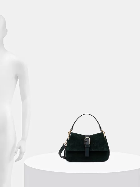Furla Táska Flow Mini Top Handle CN Sötétzöld zöld
