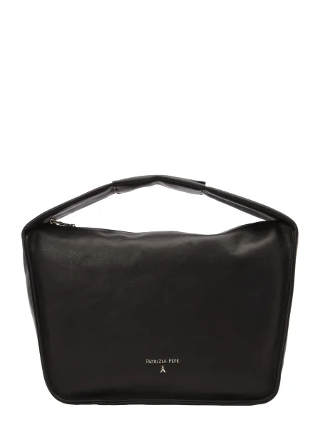 PATRIZIA PEPE Torba za čez ramo črna