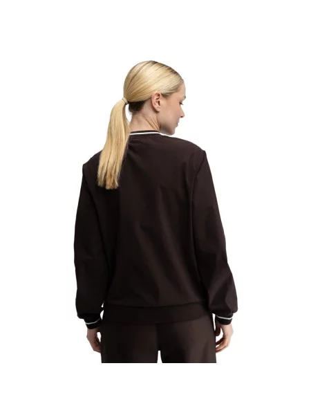 Przeciwwiatrowa bluza golfowa Siroko Stinger-W Dark Brown brązowa