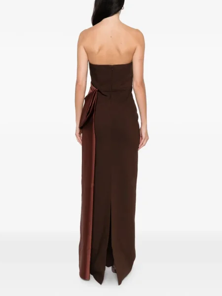 Rochie maxi Roland Mouret de costum maro