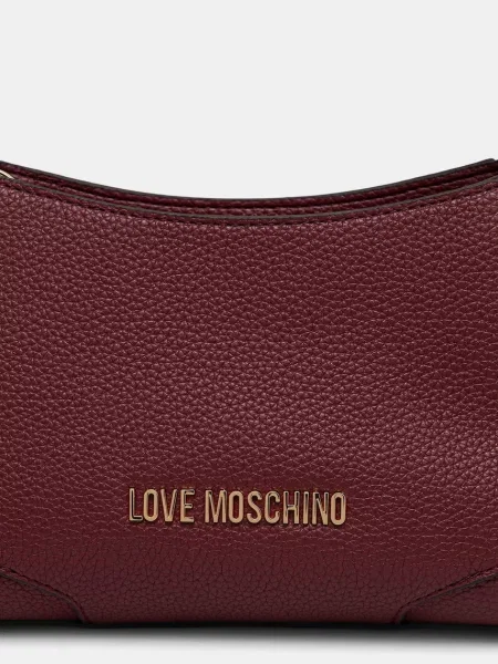 Кожаная сумка через плечо Love Moschino