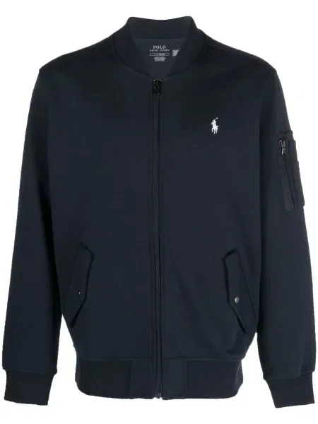 Κιλότα Polo Ralph Lauren κασμίρ με αγκράφα μπλε