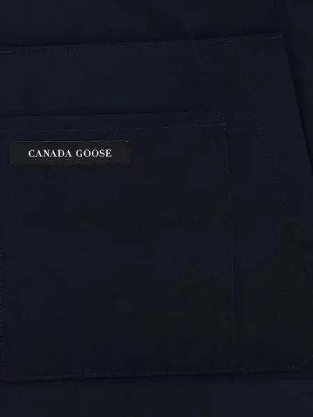 Matlasat vestă Canada Goose cu autograf albastru