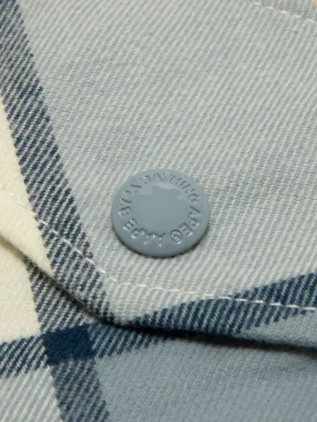 Cămașă Aape By A Bathing Ape în carouri galben