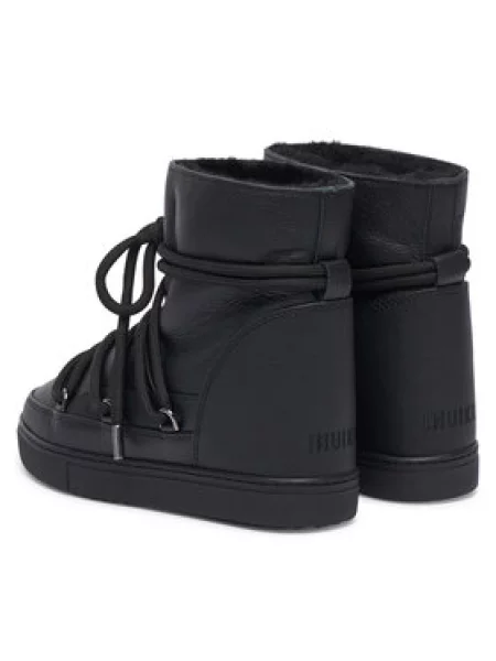 Inuikii Hótaposó Full Leather Wedge fekete