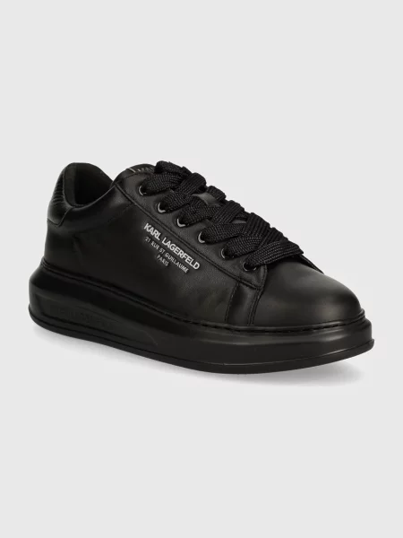Karl Lagerfeld sneakers din piele KAPRI negru