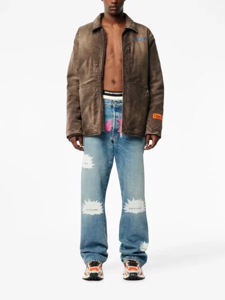 Bunda Heron Preston hnědá