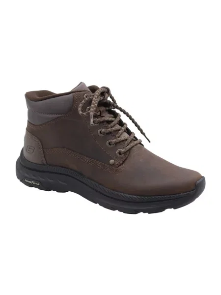 Botki Skechers brązowe