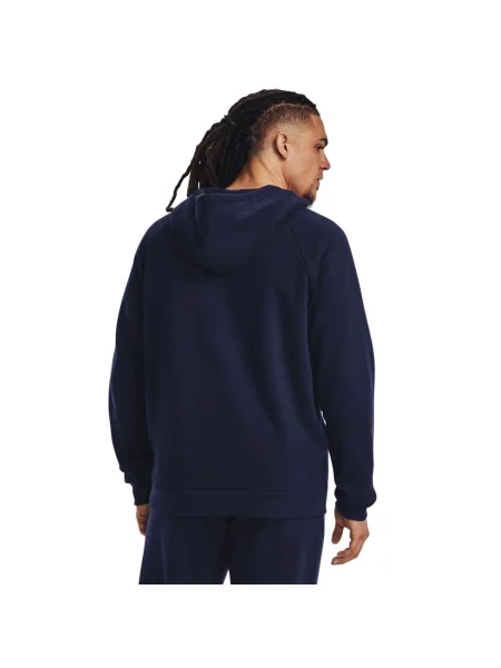 Суичър с качулка Under Armour с качулка тъмносиньо