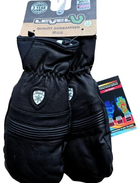 Rękawice narciarskie Level Off Piste Leather czarne
