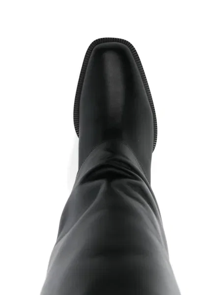 Cizme scurte Fendi din piele negru