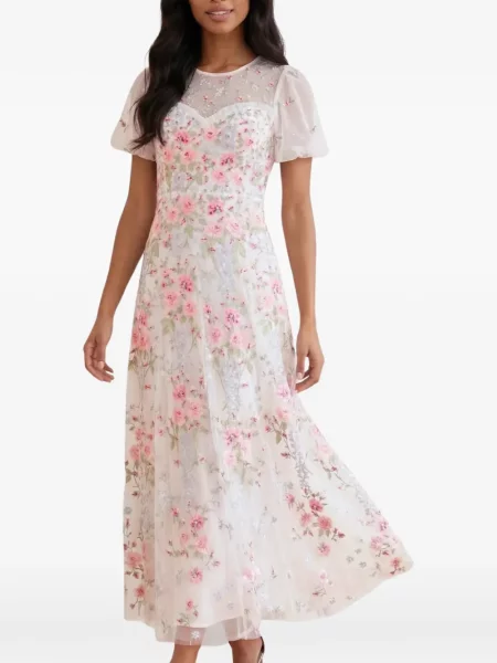 Rochie Needle & Thread din tul alb