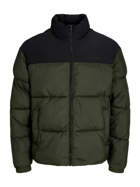 JACK & JONES Geacă de iarnă JJRAZE verde pin negru
