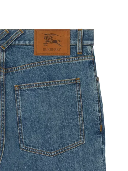 Blugi drepți Burberry albastru