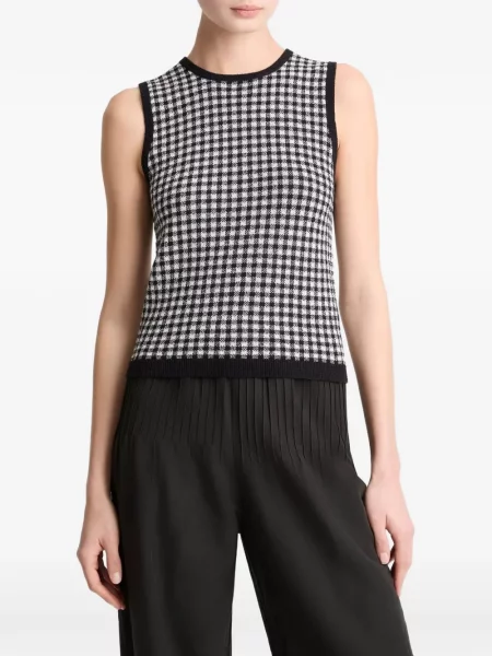 Top Vince tricotate negru