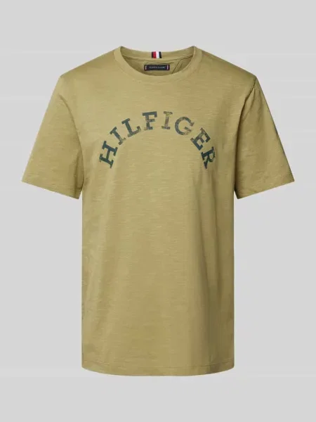 T-shirt z nadrukiem z logo Tommy Hilfiger