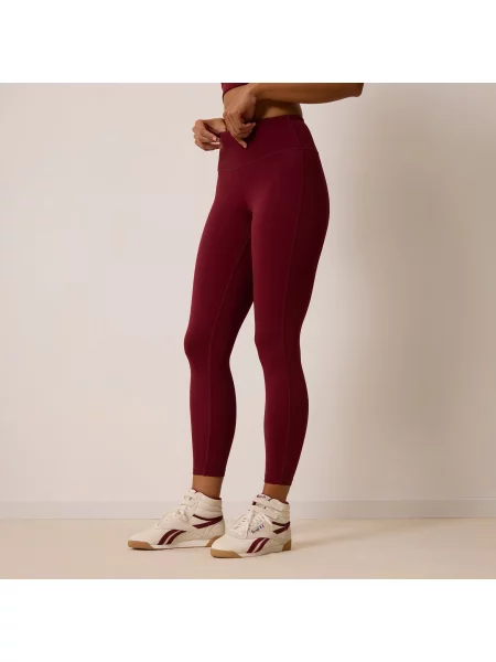 Reebok Reebok x Rouje Marie Jo Legginsy DARK RED Size: XS czerwone