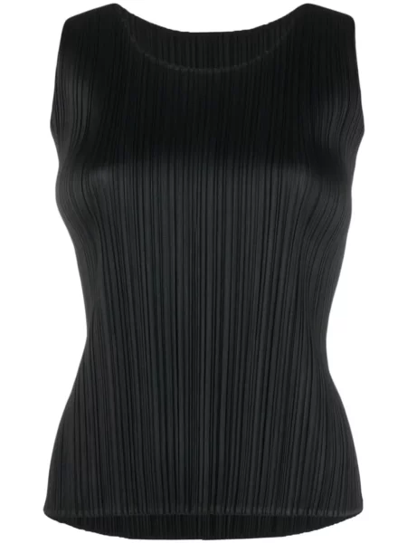 Плисиран елек Pleats Please Issey Miyake черно