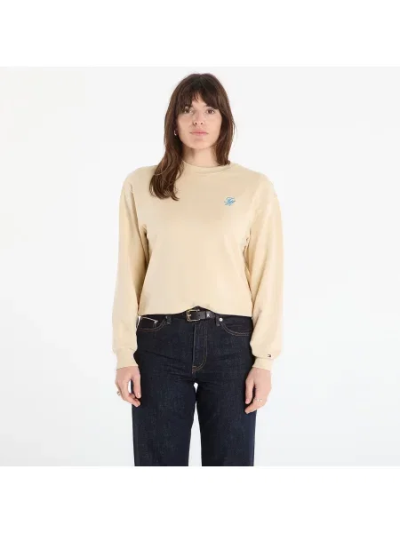 Mikina Tommy Hilfiger Script Reg Sweatshirt Country Ivory S