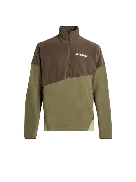 ADIDAS TERREX Sportski pulover Multi Climawarm Fleece' zelena