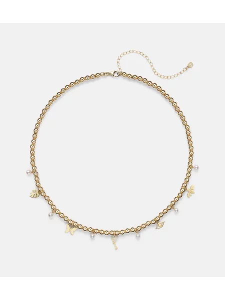 Obesek Sydney Evan z perlami zlata