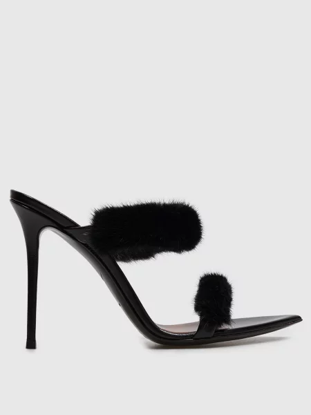 Кожаные мюли Giuseppe Zanotti черные