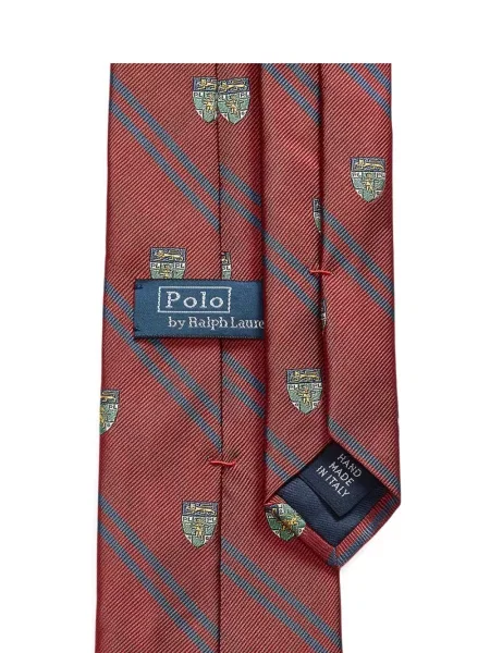 Trumpas vienakrūtis kepurė su snapeliu Polo Ralph Lauren su eglutės raštu juoda