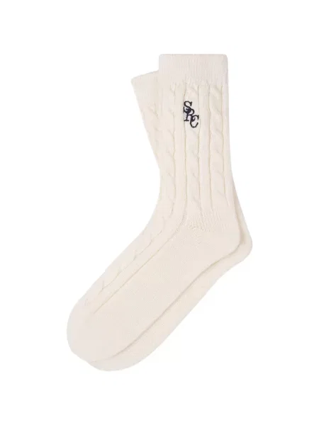 Șosete Sporty & Rich cu broderie tricotate