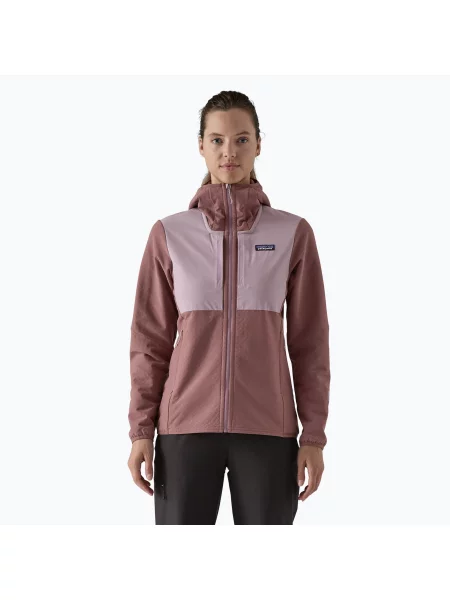 Patagonia női softshell dzseki R2 CrossStrata Hoody dulse CrossStrata Hoody lila