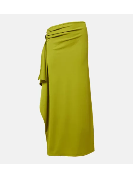 Fusta maxi Christopher Esber verde