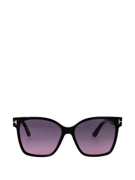 Ochelari de soare Tom Ford Eyewear cu imprimeu geometric negru
