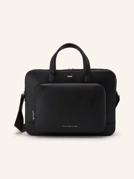 TOMMY HILFIGER Taška na notebook CENTRAL' černá