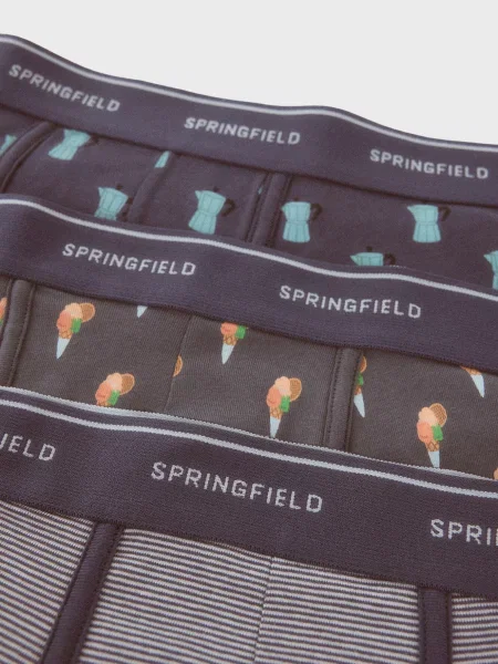 Боксери Springfield з принтом