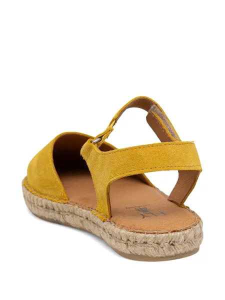 Szarvasbőr pántos espadrilles Fly London sárga