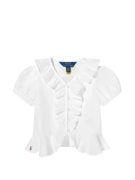 Bluzka dziecięca Polo Ralph Lauren biała