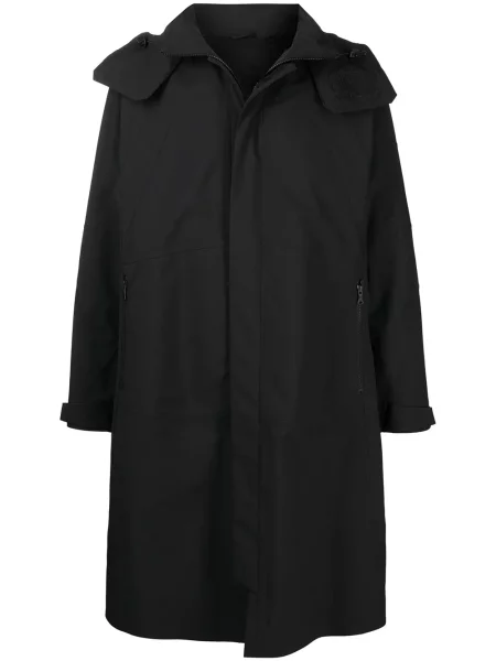 Geacă White Mountaineering cu glugă alb