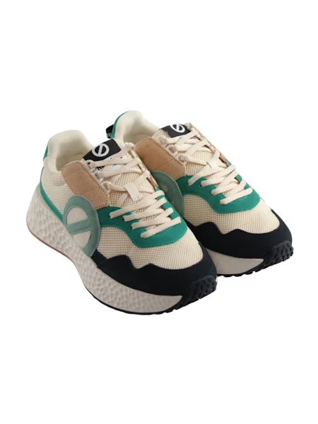 Sneakersy No Name skórzane brązowe