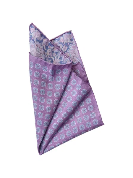 Reversibil fular Elizabetta violet