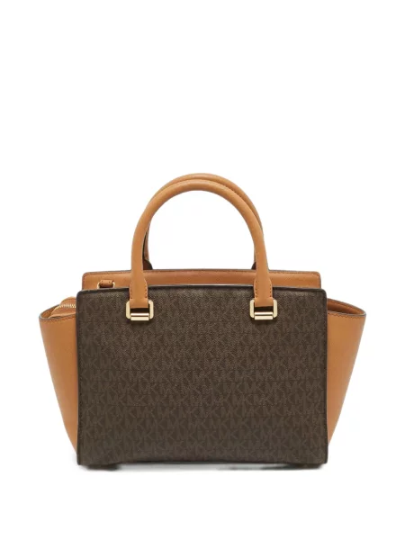 Rochie Michael Michael Kors tricotate cu tepi maro
